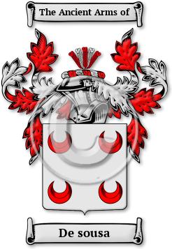 De sousa Family Crest Download (jpg) Legacy Series - 150 DPI